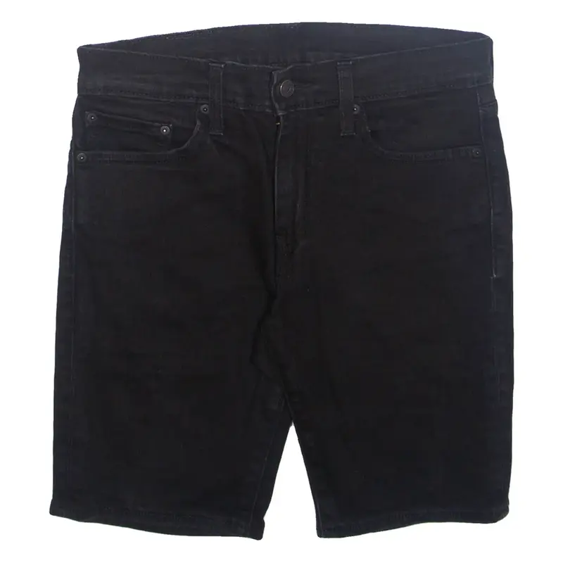 LEVI'S Mens Denim Shorts Black M W30