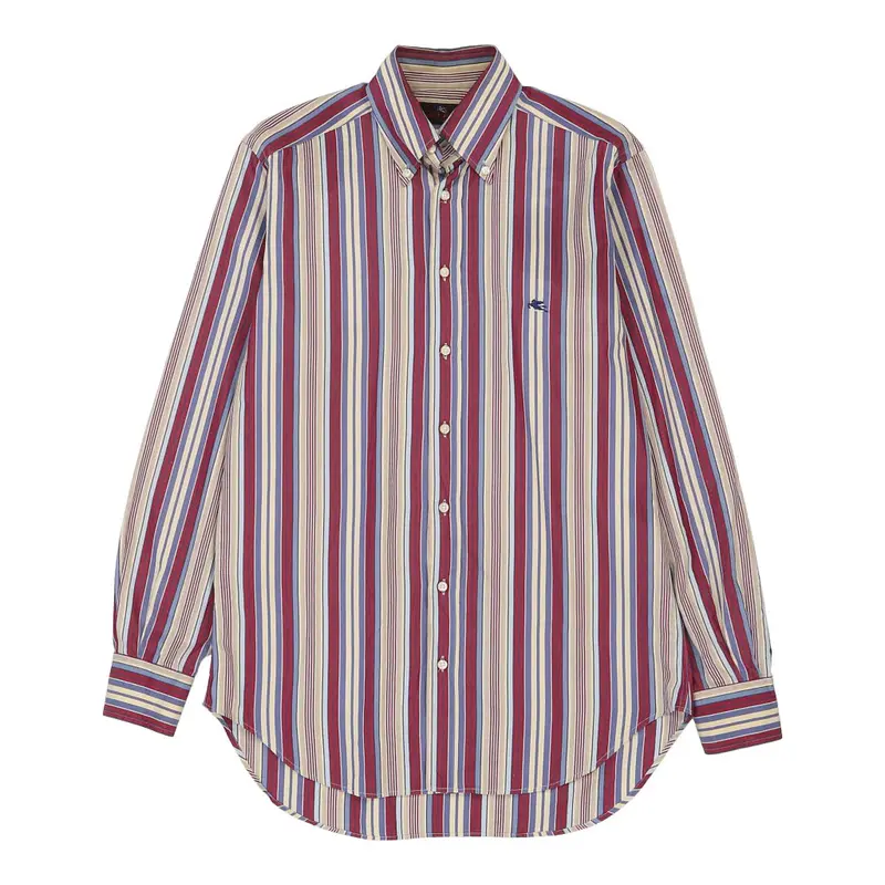 Etro Striped Shirt - Large Multicoloured Cotton