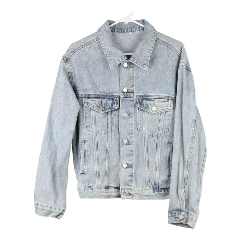 Unbranded Denim Jacket - Large Light Wash Cotton