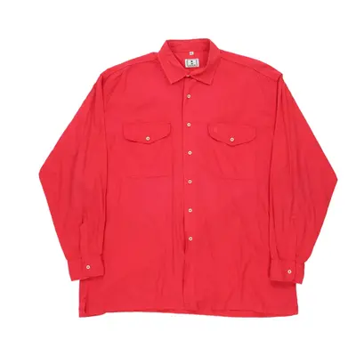 Oliver By Valentino Shirt - XL Red Cotton