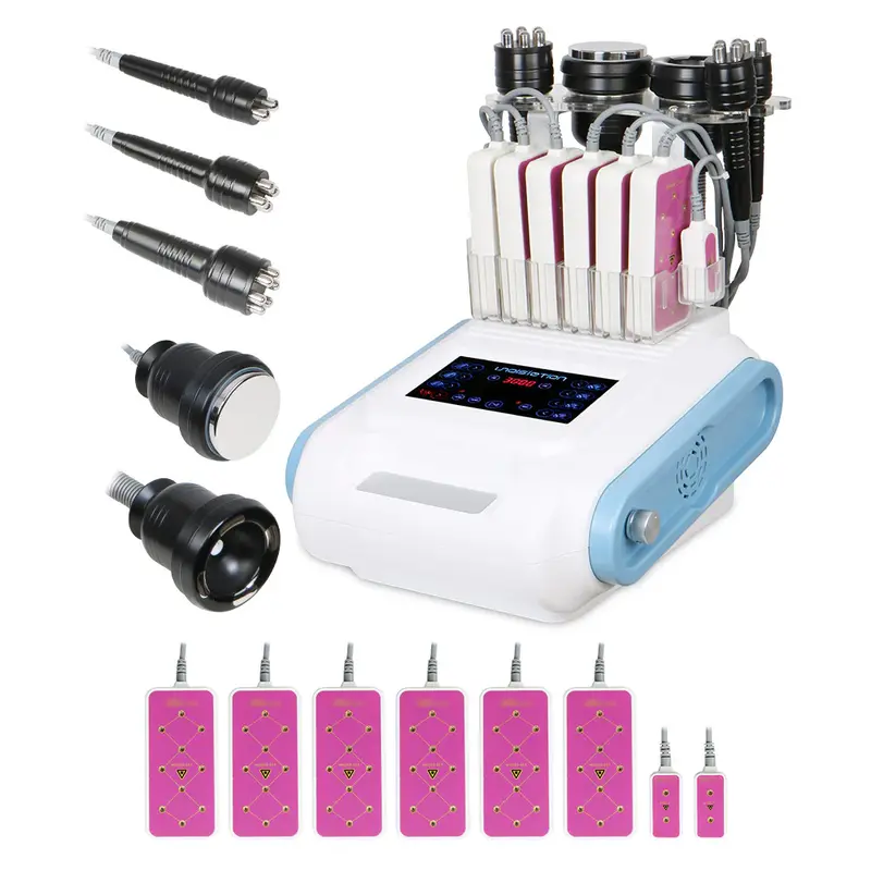 Unoisetion 6 in 1 Ultrasonic Cavitation Vacuum RF Skin Lifting Body Cellulite Removal Machine for Spa Salon Studio Home Use |...