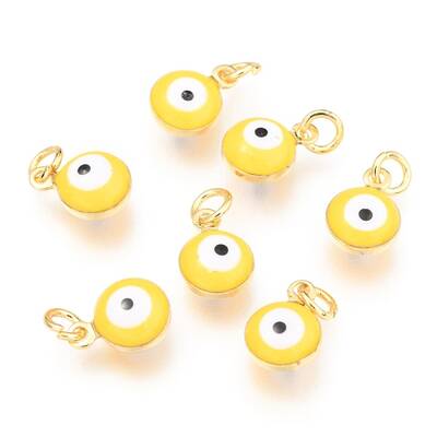 Brass Enamel Charms
