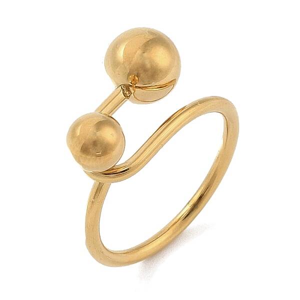 Ion Plating(IP) 304 Stainless Steel Finger Rings for Women