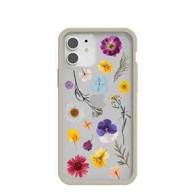 Clear Springtime iPhone 12/ iPhone 12 Pro Case With London Fog Ridge