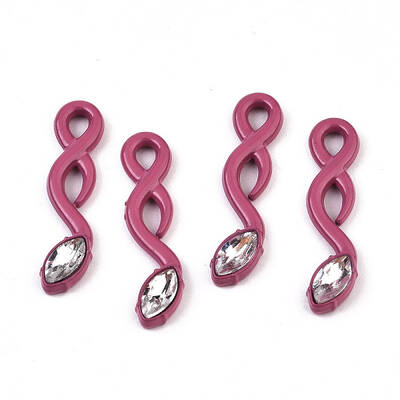 Spray Painted Alloy Pendants