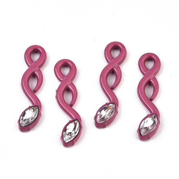 Spray Painted Alloy Pendants