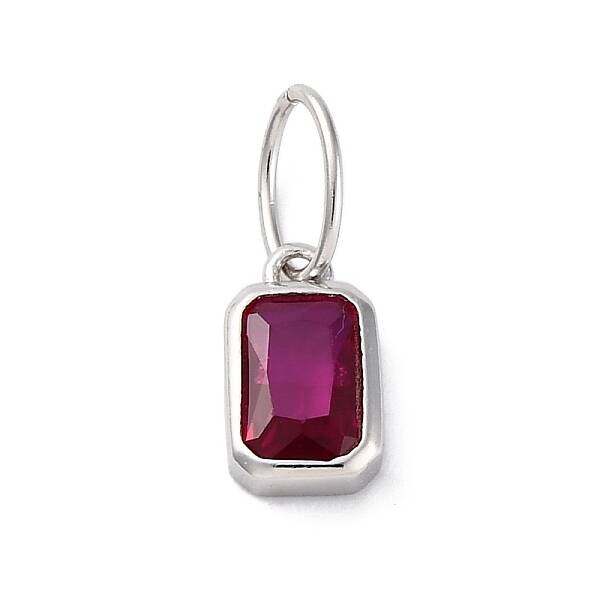 925 Sterling Silver Cubic Zirconia Charms