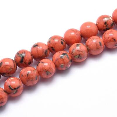 Sea Shell and Synthetic Turquoise Assembled Beads Strands