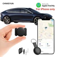 CHNKEYUN Mini GPS Tracker with Weatherproof Magnetic Case for iOS, Compatible with AirTag, No Monthly Subscription Fees, Real...
