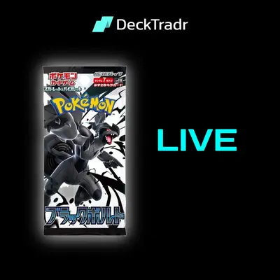 Pokemon TCG Black Bolt Japanese Booster Pack - Open Live