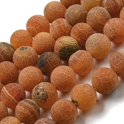 Natural Weathered Agate Beads Strands