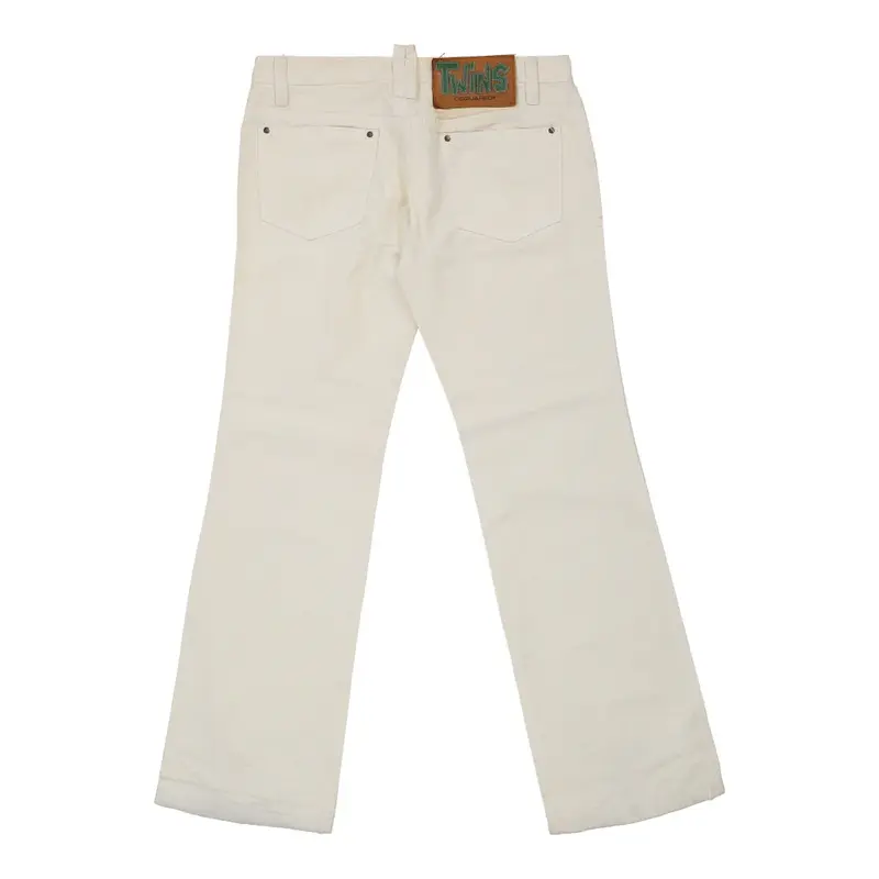 Twins Dsquared2 Jeans - 34W UK 10 Beige Cotton