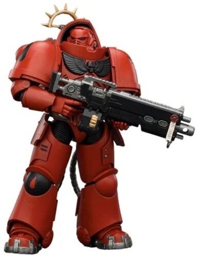 Warhammer 40K: Space Marine - Blood Angels: Heavy Intercessor with Heavy Bolt Rifle & Bolt Pistol Game Edition 1/18 Action Fi...