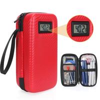 Insulin Cooler Travel Case TSA Approved  Temperature Display Portable Pen for Ice Pack Diabetic Supplies by  (Red)
