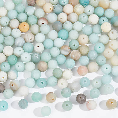 4 Strands Natural Flower Amazonite Beads Strands