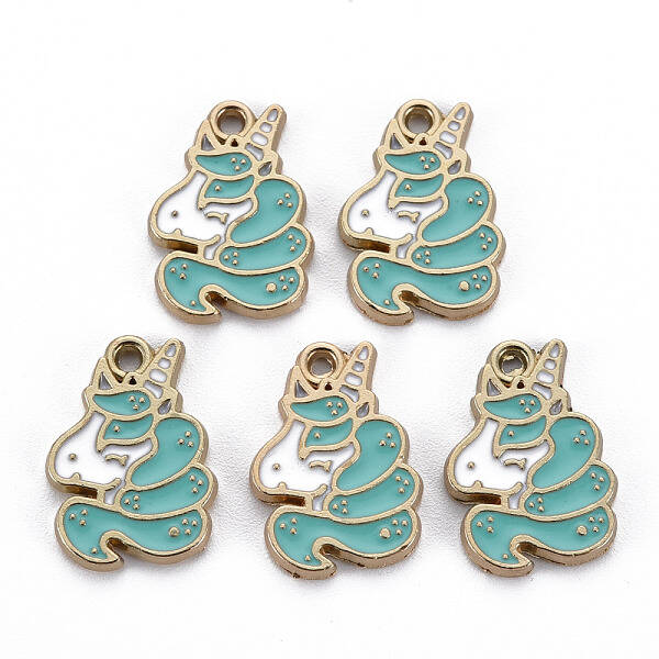 Alloy Enamel Pendants