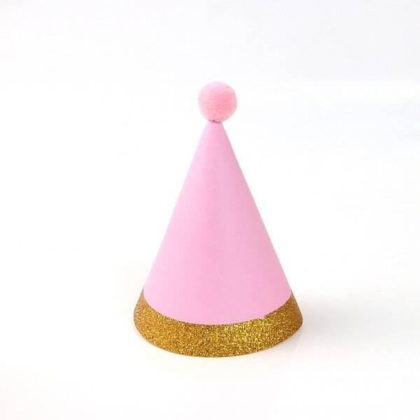 Paper Pompon Party Hats