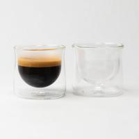 FLUR Espresso Glasses: For Espresso, Coffee and Small Espresso Drinks (Set of 2) Drinkware