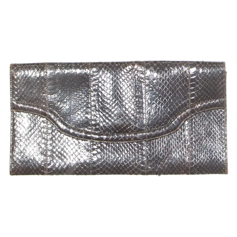 Womens Clutch Bag Brown Leather
