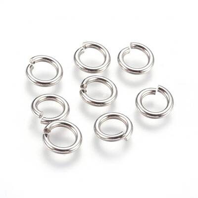 Tarnish Resistant 304 Stainless Steel Open Jump Rings
