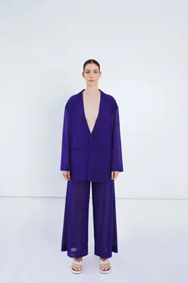 Sheer Blue Jacket | Size: M