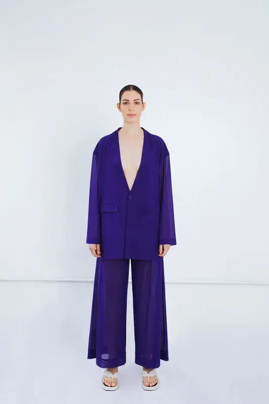 Sheer Blue Jacket | Size: M