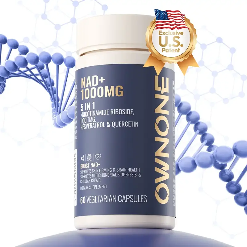 OWNONE NAD+ 1000MG 5 IN 1 | Supplement for Skin Aging ＆ Brain Health Support | Supports Cellular Repair, Energy and Focus |...