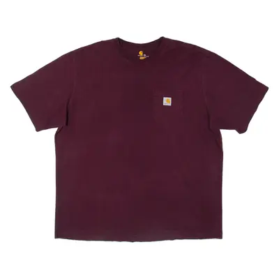 CARHARTT Mens T-Shirt Red 2XL