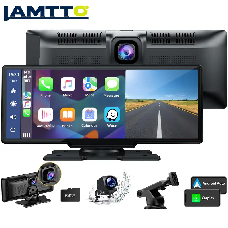 LAMTTO Wireless Carplay Car Screen 9.26\