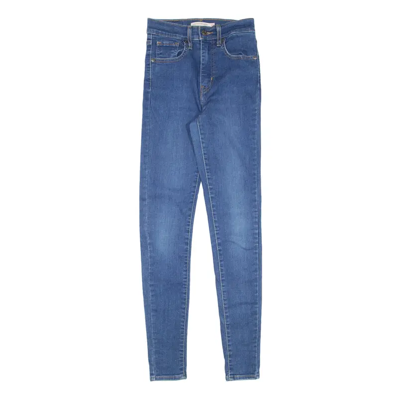 LEVI'S Mile High Jeans Blue Denim Slim Skinny Womens W24 L30