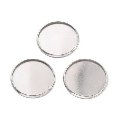Non-Tarnish 316 Surgical Stainless Steel Cabochon Tray Settings