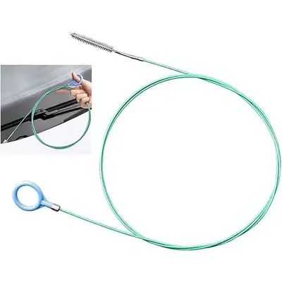 1PCS (78 inches) Car sunroof drain cleaning tool, detail car wash brush, long tube cleaner for cleaning windshield drain hole...