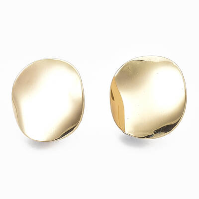 Brass Stud Earring Findings