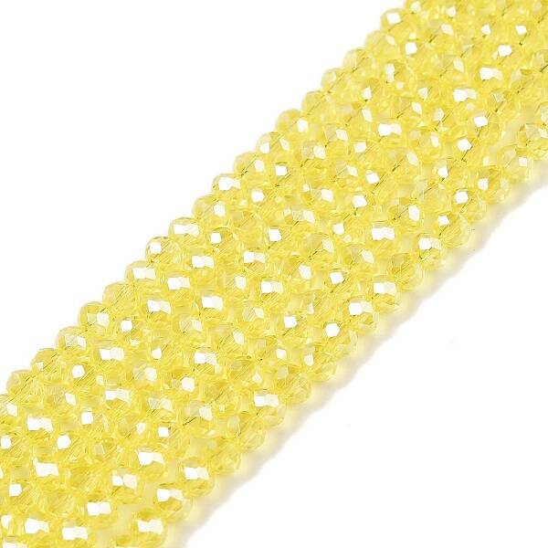 Electroplate Glass Beads Strands
