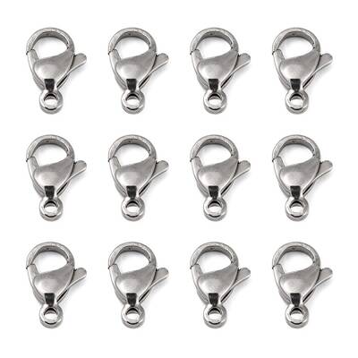 Tarnish Resistant Polished 304 Stainless Steel Lobster Claw Clasps