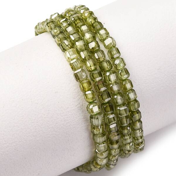 Cubic Zirconia Bead Strands