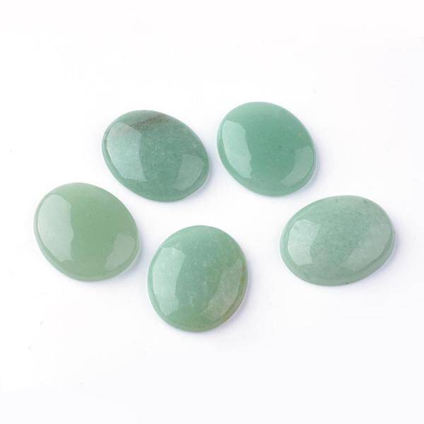 Natural Green Aventurine Cabochons