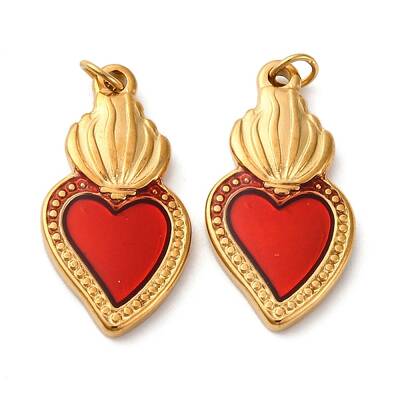 304 Stainless Steel Enamel Pendants