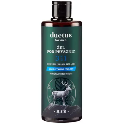 Duetus For Men 3In1 Moisturizing Shower Gel 300 Ml