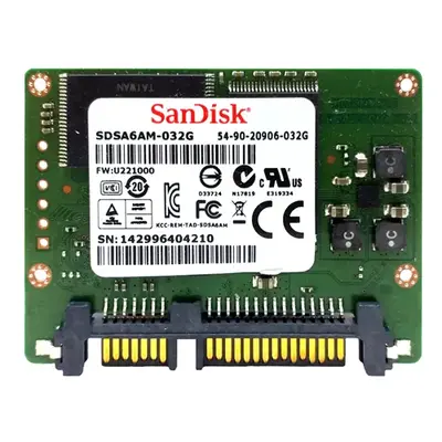 SDSA6AM-032G-1006 SanDisk U110 32GB Multi-Level Cell SATA 6Gb/s Half-Slim SATA Solid State Drive