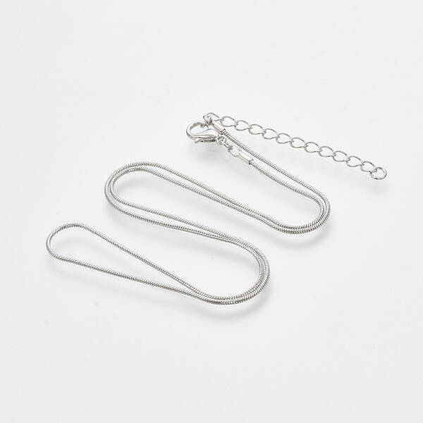 Brass Round Snake Chain Necklace Making