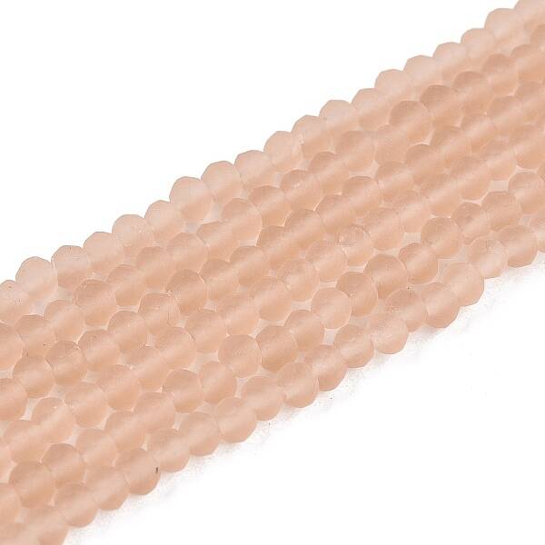Transparent Glass Beads Strands