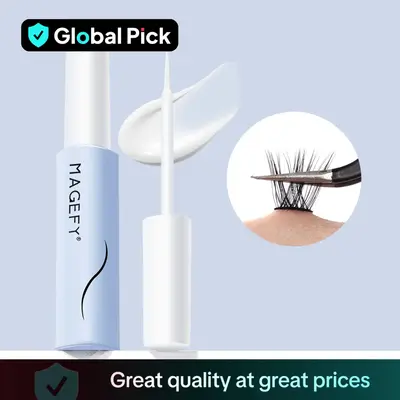Super Strong Hold Waterproof Eyelash Adhesive for Eyelashes Extensions, Long Lasting False Eyelash Glue, Beauty & Personal Gl...