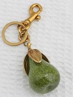 Fruit Design Charms Keychain, Gifts for Wife, Cute Pear Shaped Pendant Fashionable Alloy Keychain for Women & Men, Fashion Je...