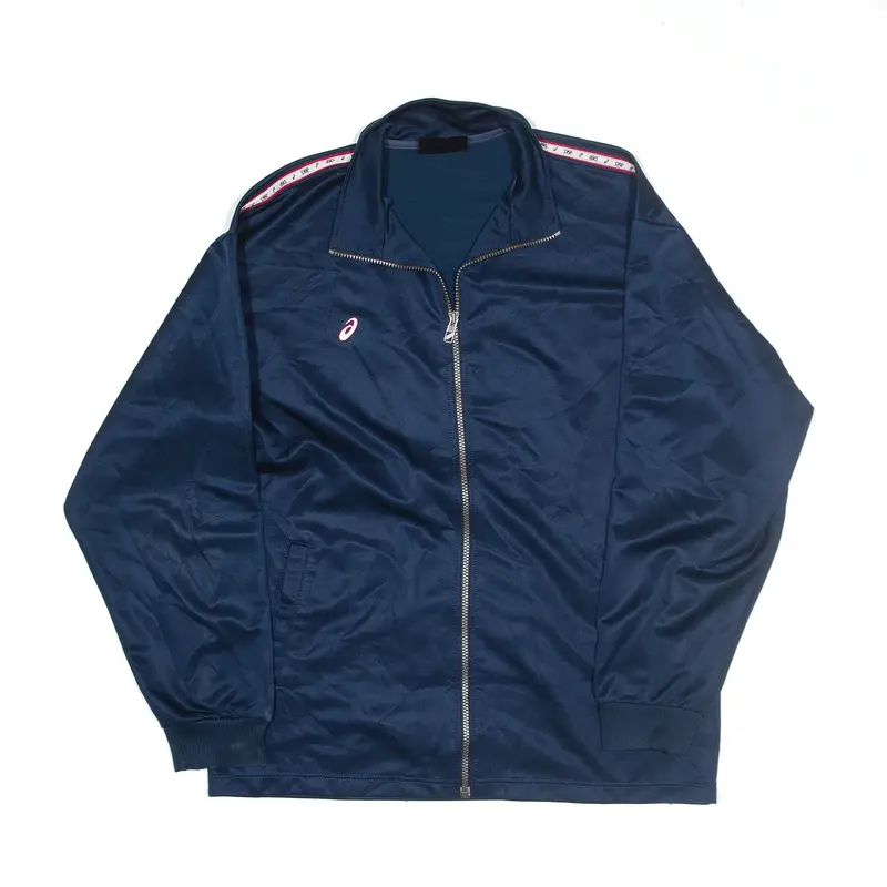 ASICS Track Jacket Blue Mens M