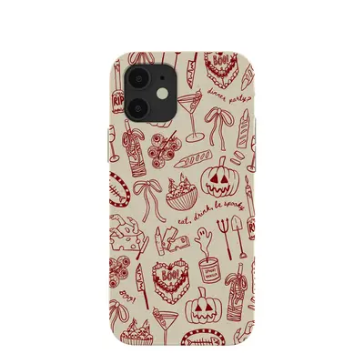 London Fog Spooky Dinner Party iPhone 12/ iPhone 12 Pro Case
