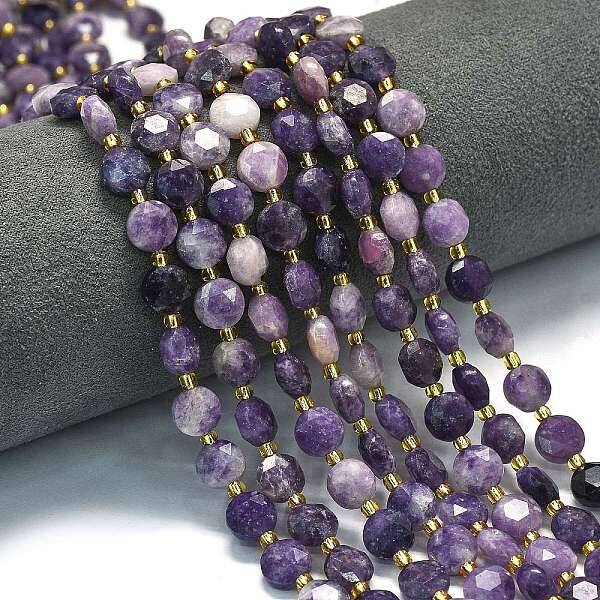 Natural Lepidolite Beads Strands