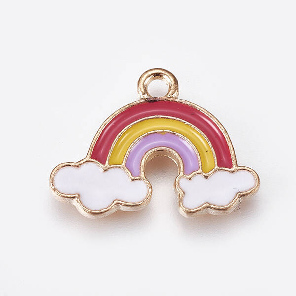 Alloy Enamel Pendants