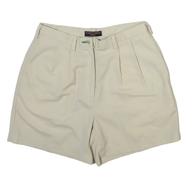 TOMMY HILFIGER Womens Casual Shorts Cream S W28