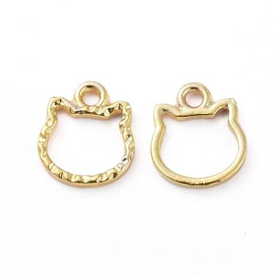 Zinc Alloy Open Back Bezel Pendants
